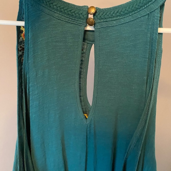 Teal cold shoulder dress - Picture 5 of 5
